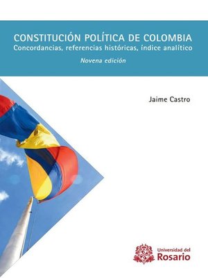 cover image of Constitución política de Colombia.